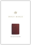 ESV Value Large Print Compact Bible Trutone Chestnut